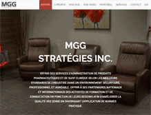 Tablet Screenshot of mggstrategies.com